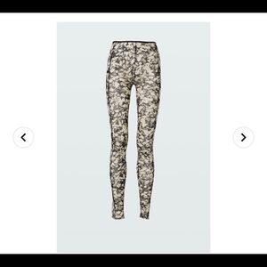 Sheer blooming pants